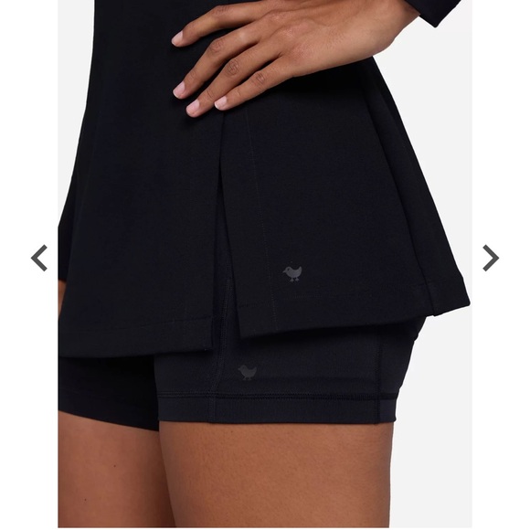 Bad Birdie Long Sleeve High Slit Tunic Crewneck Athletic Pullover Golf Tennis XS - Picture 6 of 14